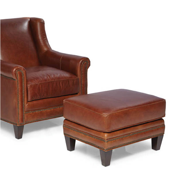 Fairfield Chair Dresden 29" Wide Top Grain Leather Club Chair Wayfair